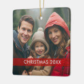 Weihnachtsrahmen - Modern Keramikornament (Links)