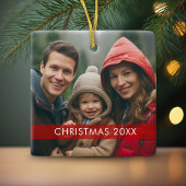 Weihnachtsrahmen - Modern Keramikornament