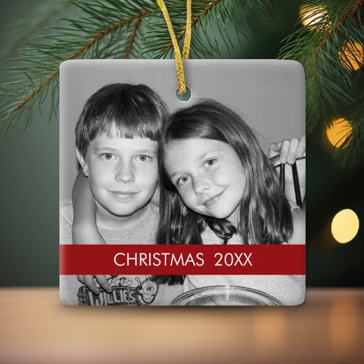 Weihnachtsrahmen - Modern Keramikornament