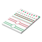 Weihnachtsrahmen Notizblock (Rotiert)