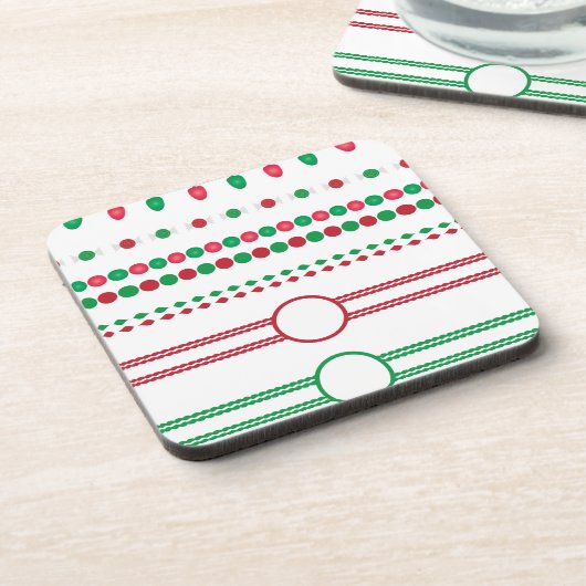 Weihnachtsrahmen Untersetzer (Linke Seite)