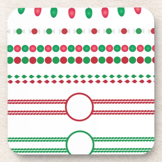 Weihnachtsrahmen Untersetzer (Vorderseite)