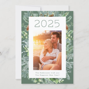 Weihnachtsrahmen Weihnachts-Neujahrskarte Feiertagskarte