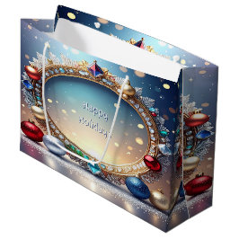 Weihnachtsrahmen Weihnachtsgeschenktasche Große Geschenktüte
