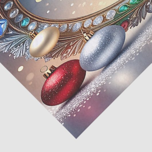 Weihnachtsrahmenpapier Seidenpapier (Detail)