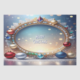 Weihnachtsrahmenpapier Seidenpapier