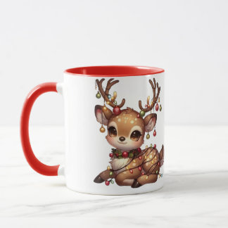 Weihnachtsraindei-Tasse Tasse