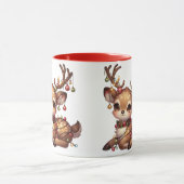 Weihnachtsraindei-Tasse Tasse (Zentrum)