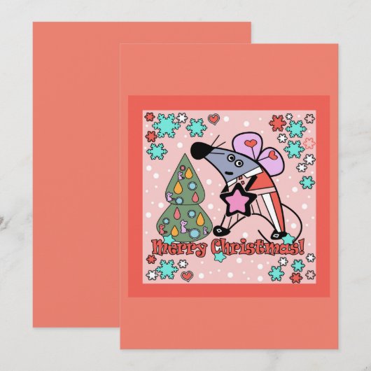 Weihnachtsrat Einladung (Vorne/Hinten)