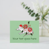 WeihnachtsRat Feiertagspostkarte (Stehend Vorderseite)