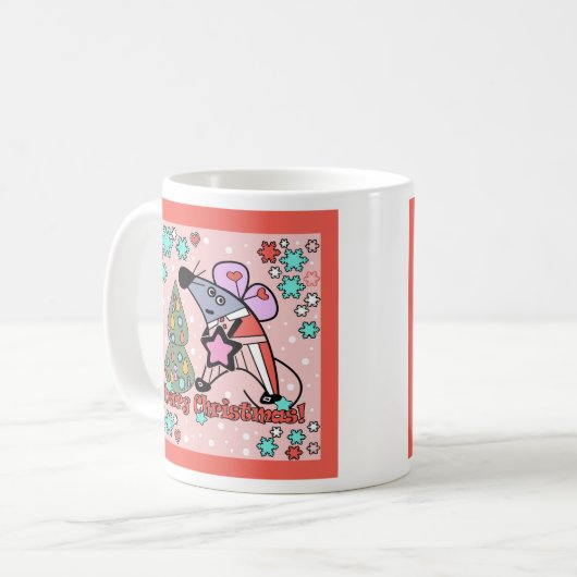 Weihnachtsrat Kaffeetasse (Vorderseite Links)