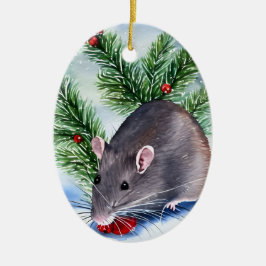 WeihnachtsRat Keramik Ornament