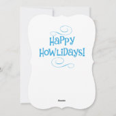 Weihnachtsrat Terrier Feiertagskarte (Rückseite)