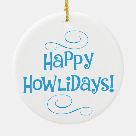 Weihnachtsrat Terrier Keramik Ornament (Hinten)