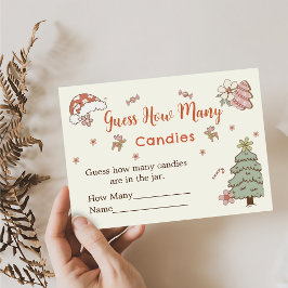 Weihnachtsraten Wie viele Spieleinschlusskarte Begleitkarte