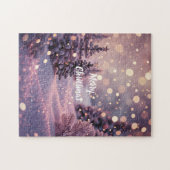 Weihnachtsrätsel - Anpassbarer Text Puzzle (Horizontal)