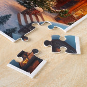 Weihnachtsrätsel-Geschenk Puzzle (Seite)