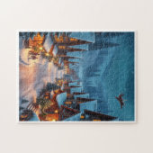 Weihnachtsrätsel-Geschenk Puzzle (Horizontal)