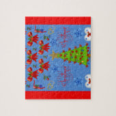 Weihnachtsrätsel Geschenkboxen für Kinder hellblau Puzzle (Vertikal)