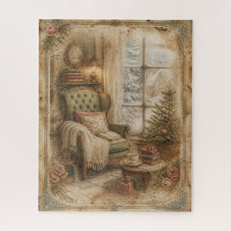 Weihnachtsrätsel im Vintage-Stil Puzzle