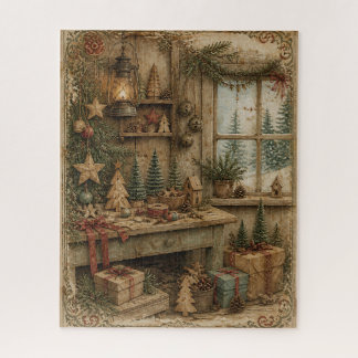 Weihnachtsrätsel im Vintage-Stil Puzzle