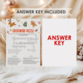 Weihnachtsrätsel-Spiel Feiertagskarte