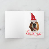Weihnachtsratte Was Feiertagskarte (Innenseite)