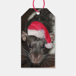 Weihnachtsratten-Geschenktafeln (Packung mit 10 St Geschenkanhänger