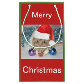 Weihnachtsratten-Geschenktasche Kleine Geschenktüte (Rückseite)