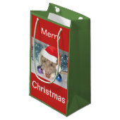 Weihnachtsratten-Geschenktasche Kleine Geschenktüte (Vorderseite Schrägansicht)