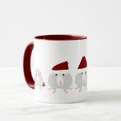 Weihnachtsratten-Tasse Tasse (Vorderseite Links)