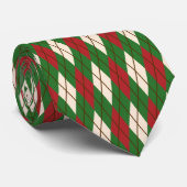 WeihnachtsRauten-Krawatte Krawatte (Gerollt)