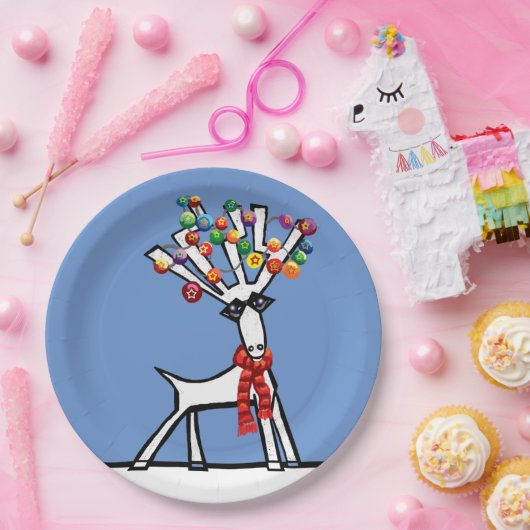 Weihnachtsreder mit Bauchnische Pappteller (Party)