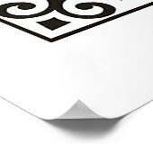 Weihnachtsregelplakat Poster (Ecke)