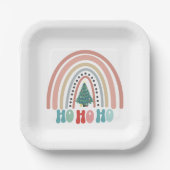 Weihnachtsregenbogenbaum mit hospho pappteller (Vorderseite)