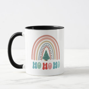 Weihnachtsregenbogenbaum mit hospho tasse