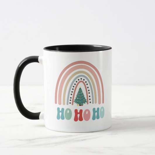 Weihnachtsregenbogenbaum mit hospho tasse (Links)