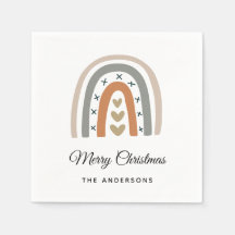 Weihnachtsregenbraun, beige, weiß