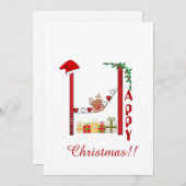 Weihnachtsreihe 08 feiertagskarte (Vorne/Hinten)