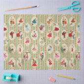 Weihnachtsreihe der 50er Jahre 1950 Design 1 Seidenpapier (Basteln)