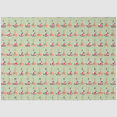 Weihnachtsreihe der 50er Jahre 4 Seidenpapier (Vorderseite)