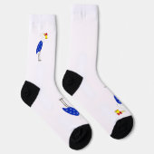 Weihnachtsreiher-Crewsocken Socken (Rechts)