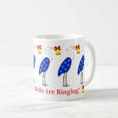 Weihnachtsreiher-Tasse Kaffeetasse (VorderseiteRechts)