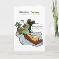 Weihnachtsreinertherapie | Funny Cartoon Holiday