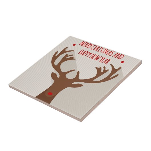 Weihnachtsreiniger angesagtes cooles Elch modern Fliese (Seite)