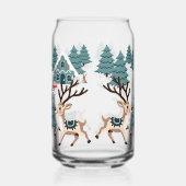 Weihnachtsreiniger & Schneemann unter Baum Dosenglas (Links)