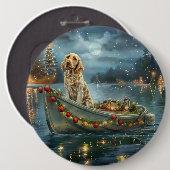 Weihnachtsreise des englischen Setters Button (Vorne & Hinten)