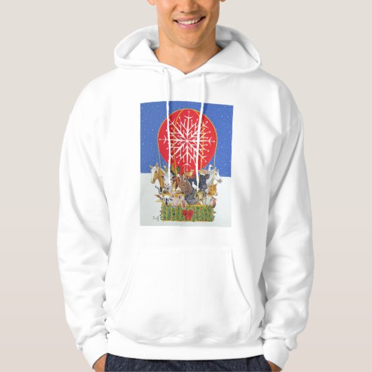 Weihnachtsreise Hoodie (Vorderseite)