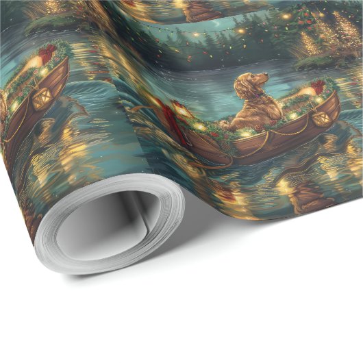 Weihnachtsreise in Afghanistan Geschenkpapier (Rolleneckpunkt)