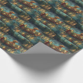 Weihnachtsreise in Afghanistan Geschenkpapier (Ecke)